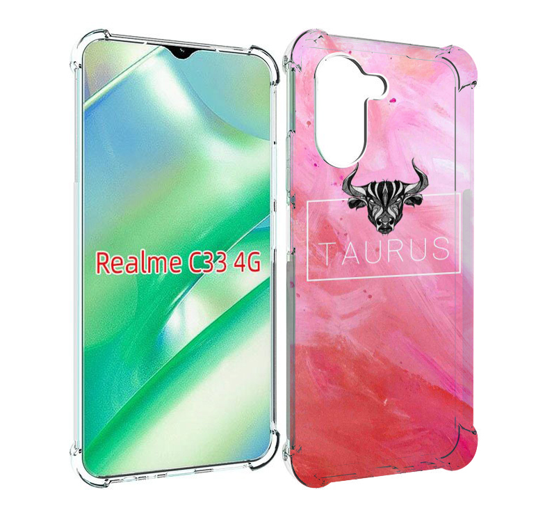 

Чехол MyPads знак-зодиака-телец-3 для Realme C33 4G, Прозрачный, Tocco