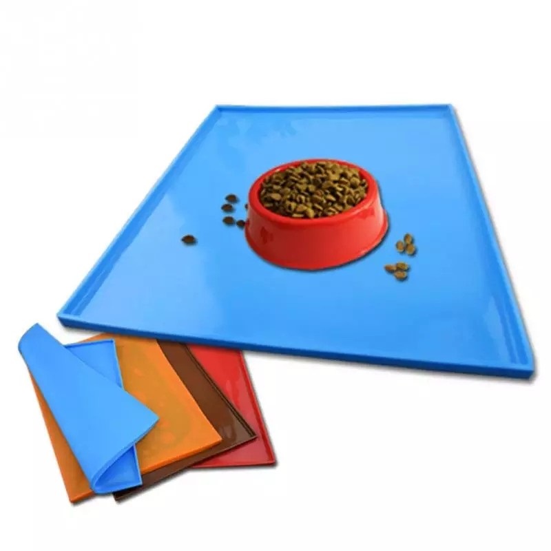 

Коврик под миску для животных Pet Supplies, противоскользящий, 46х36 см, желтый