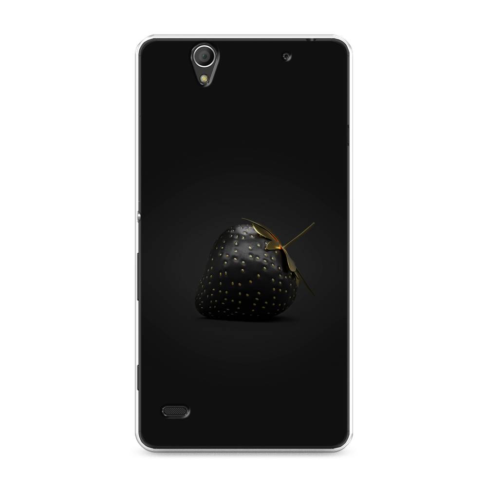 

Чехол Awog на Sony Xperia C4 "Черная клубника", Разноцветный, 52650-10
