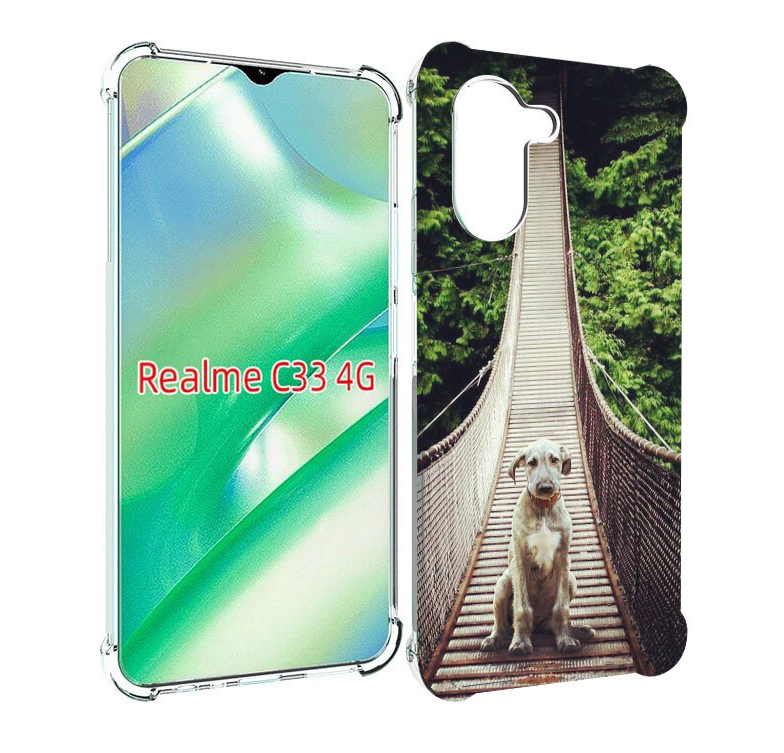 

Чехол MyPads ирландскии волкодав для Realme C33 4G, Прозрачный, Tocco