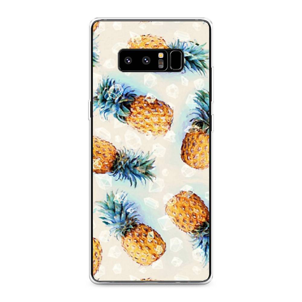 

Чехол Awog на Samsung Galaxy Note 8 "Ананасы", Бежевый, 25250-3