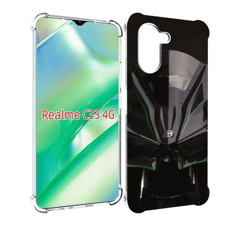 

Чехол MyPads кавасаки мото для Realme C33 4G, Прозрачный, Tocco