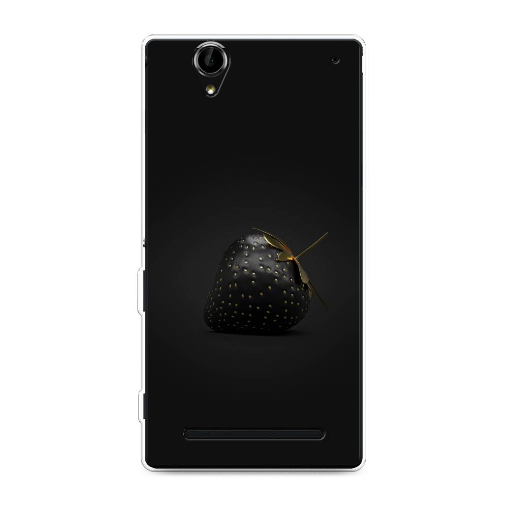 

Чехол Awog на Sony Xperia T2 Ultra "Черная клубника", Разноцветный, 50950-10