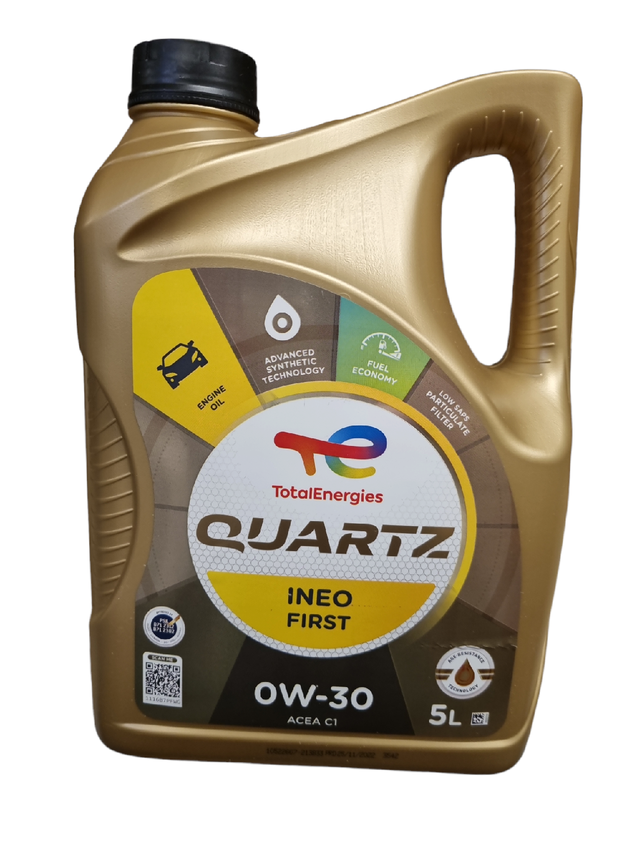 

Моторное масло TOTAL QUARTZ INEO FIRST 0W30 5л