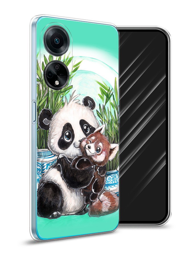 

Чехол Awog на Oppo A98 "Друзья зверята", Бирюзовый;белый;черный, 2514450-2