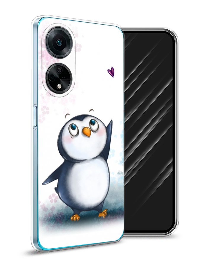 

Чехол Awog на Oppo A98 "Пингвин и сердечко", Белый, 2514450-1