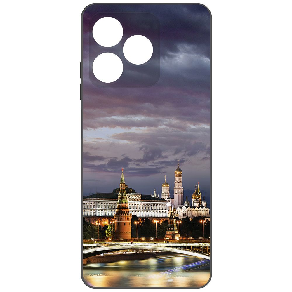 

Чехол-накладка Krutoff Soft Case Россия, Московский Кремль для Realme C53 черный