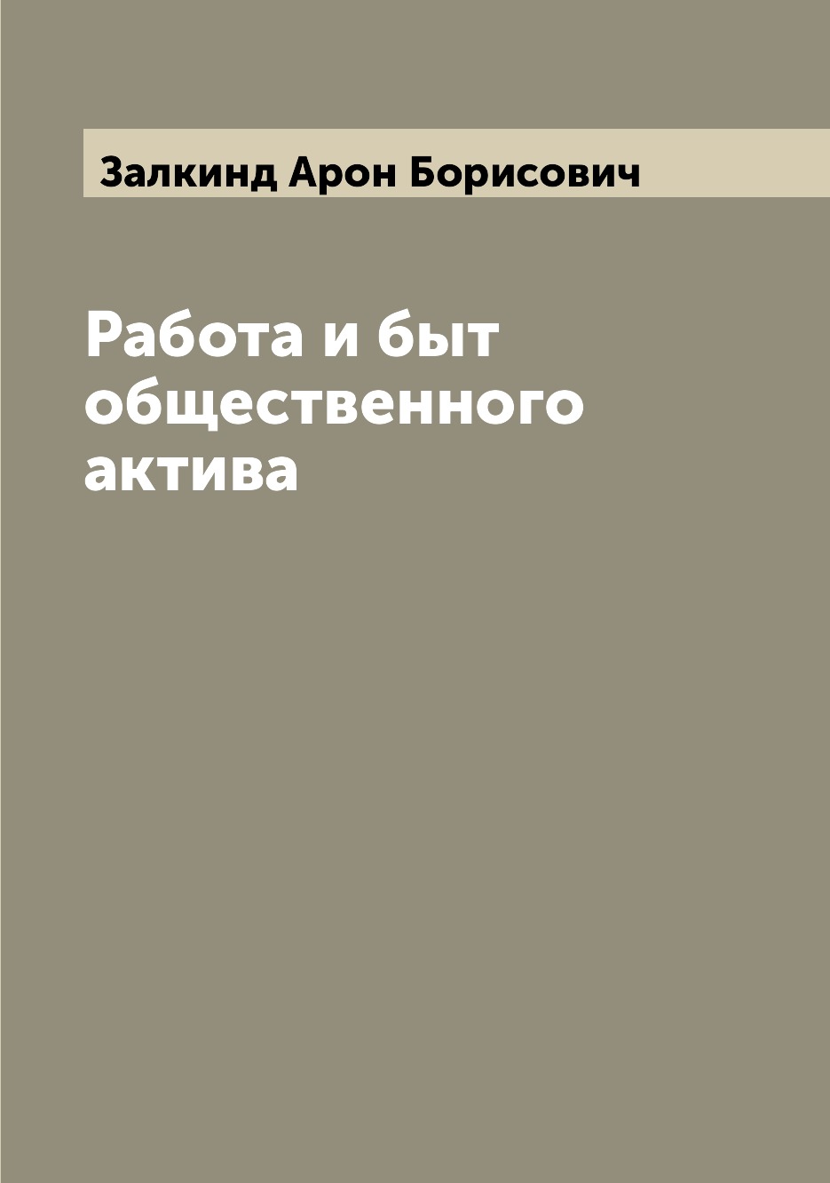 

Книга Работа и быт общественного актива