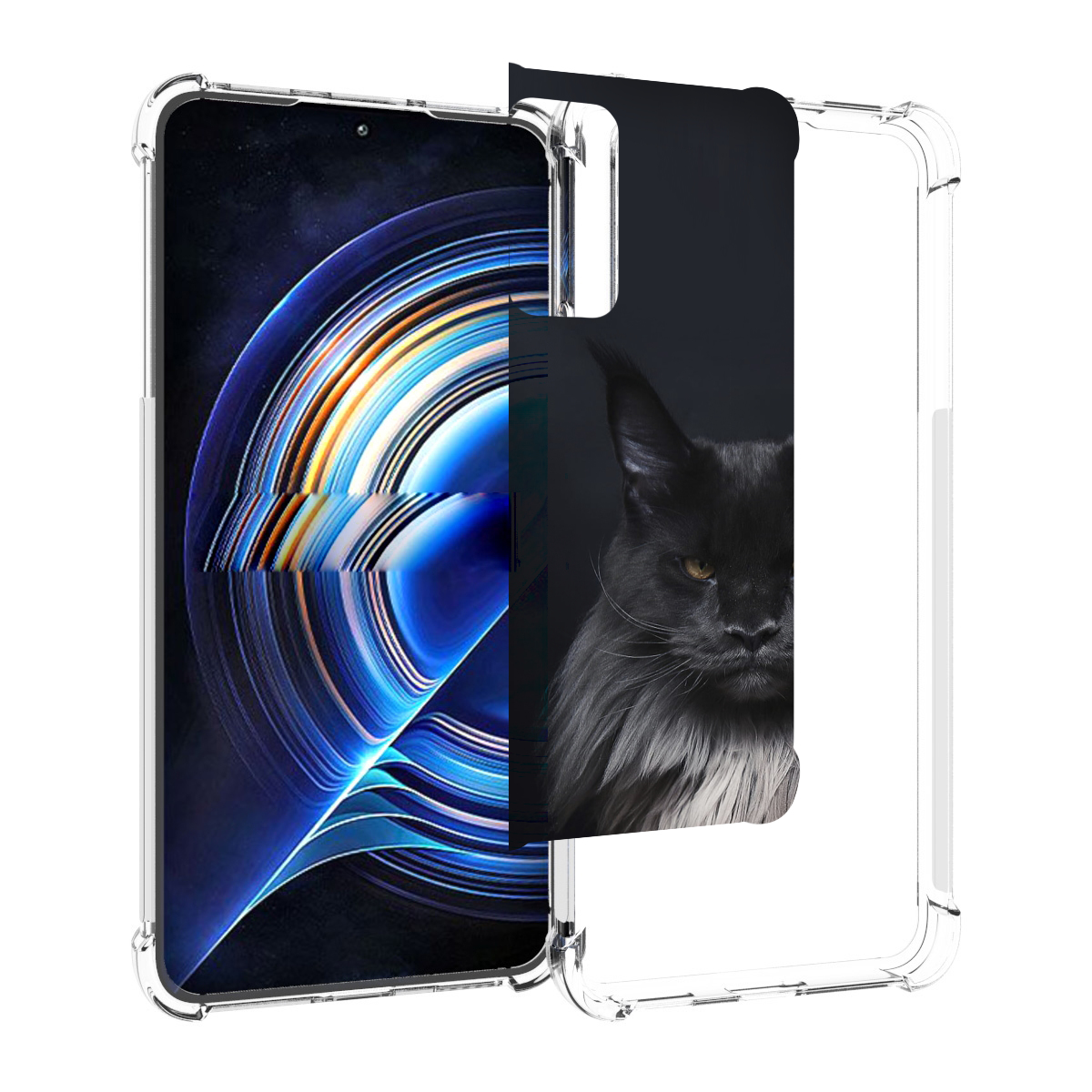 Чехол MyPads кошка меи?н кун 2 для Tecno Camon 19 Neo