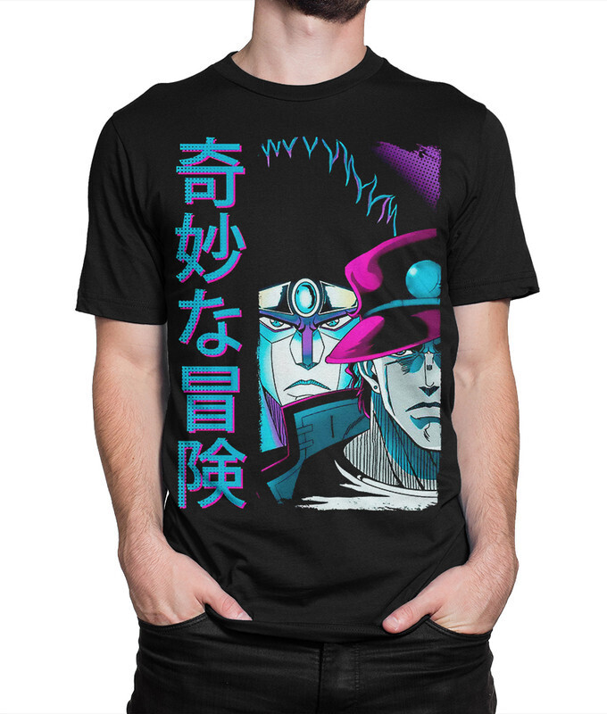 

Футболка мужская Dream Shirts JoJo Bizarre Adventure 1000348222 черная 3XL, JoJo Bizarre Adventure 1000348222