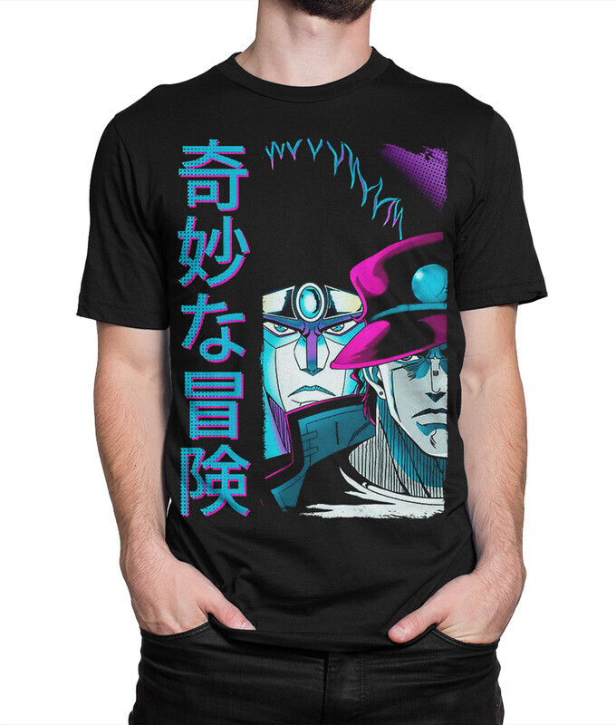 

Футболка мужская Dream Shirts JoJo Bizarre Adventure 1000348222 черная XS, JoJo Bizarre Adventure 1000348222