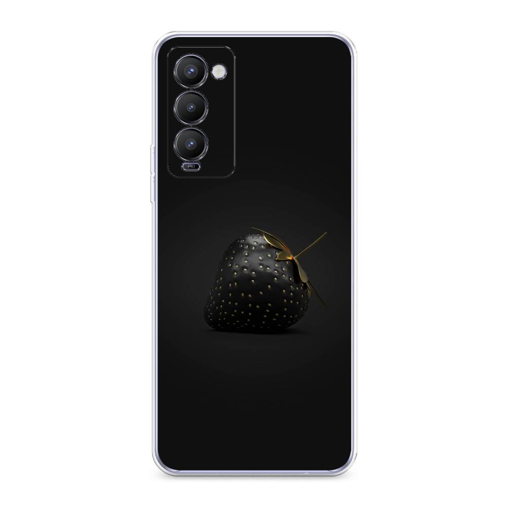 

Чехол Awog на Tecno Camon 18/18T "Черная клубника", Разноцветный, 300950-10