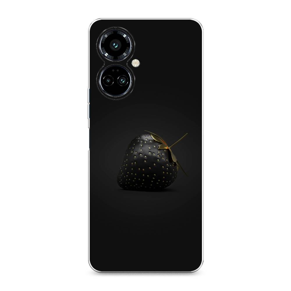 

Силиконовый чехол "Черная клубника" на Tecno Camon 19 Pro, Черная клубника