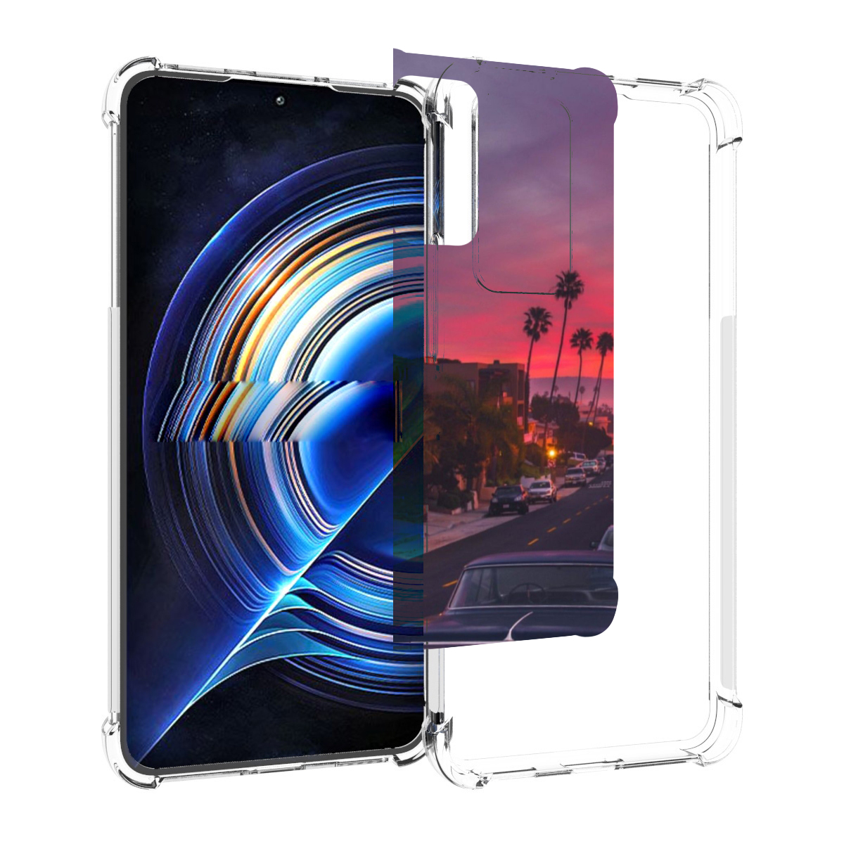 

Чехол MyPads красивая дорога америки для Tecno Camon 19 Neo, Прозрачный, Tocco