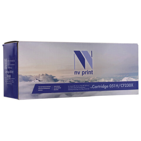 фото Картридж для лазерного принтера nv print nv-051h/cf230x, черный, совместимый