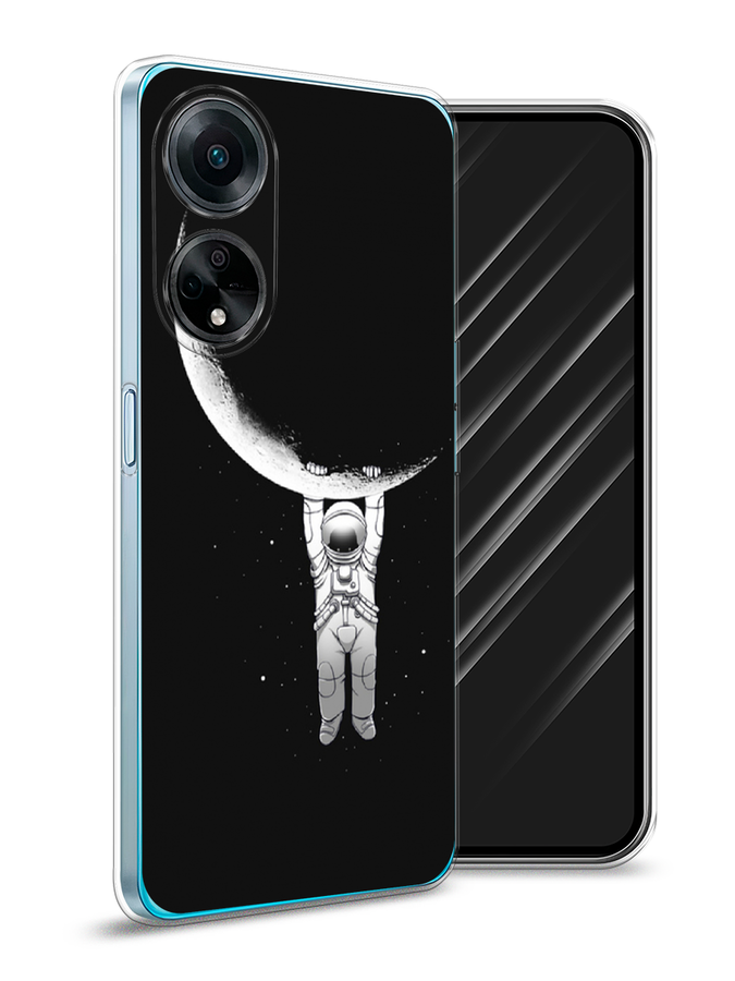 

Чехол Awog на Oppo A98 "Космонавт", Белый;черный, 2514450-4