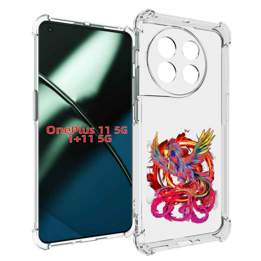 

Чехол MyPads красочный феникс для OnePlus 11, Прозрачный, Tocco
