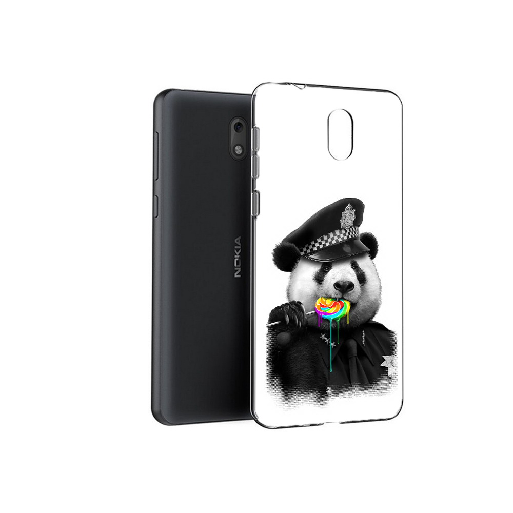 

Чехол MyPads Tocco для Nokia 6 Панда полиция (PT60992.93.130), Прозрачный, Tocco