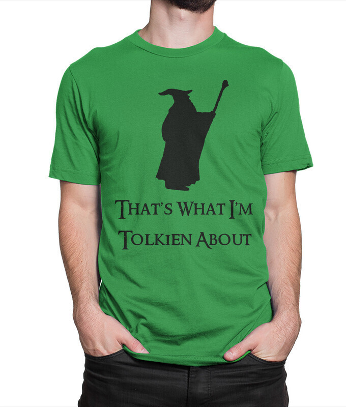 фото Футболка мужская dream shirts that's what i'm tolkien about 1000361222 зеленая 2xl