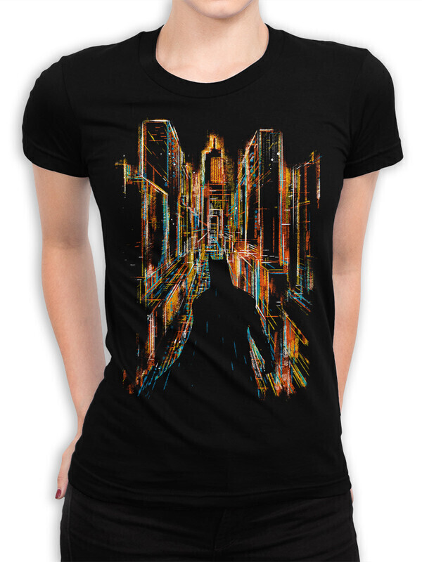 

Футболка женская Dream Shirts Темный рыцарь Женская 50007511 черная XL, Темный рыцарь Женская 50007511