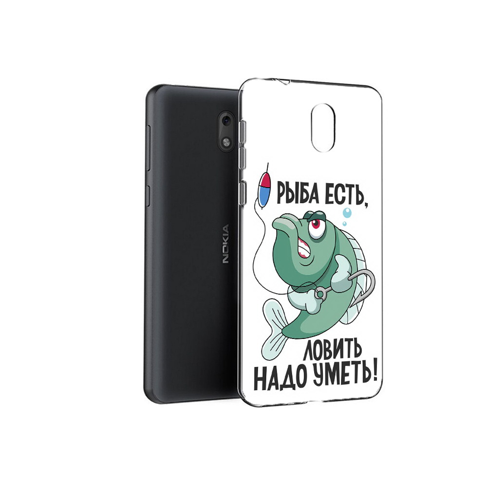 

Чехол MyPads Tocco для Nokia 6 Рыба есть ,ловить надо уметь (PT60992.93.148), Прозрачный, Tocco