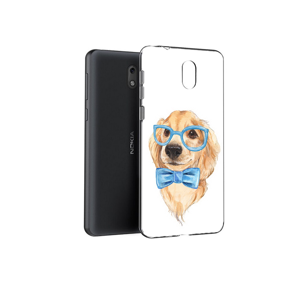 

Чехол MyPads Tocco для Nokia 6 Собака интеллигент (PT60992.93.159), Прозрачный, Tocco