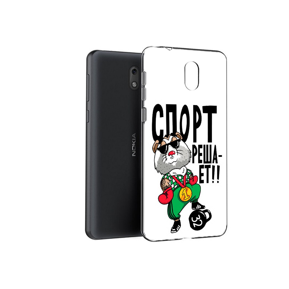 

Чехол MyPads Tocco для Nokia 6 Спорт решает (PT60992.93.161), Прозрачный, Tocco