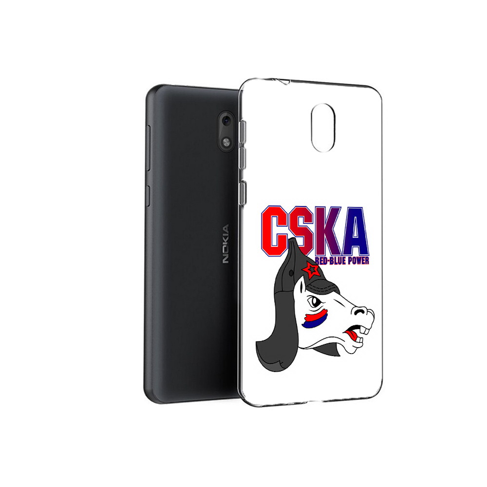 

Чехол MyPads Tocco для Nokia 6 ФК ЦСК лошадка россия (PT60992.93.179), Прозрачный, Tocco