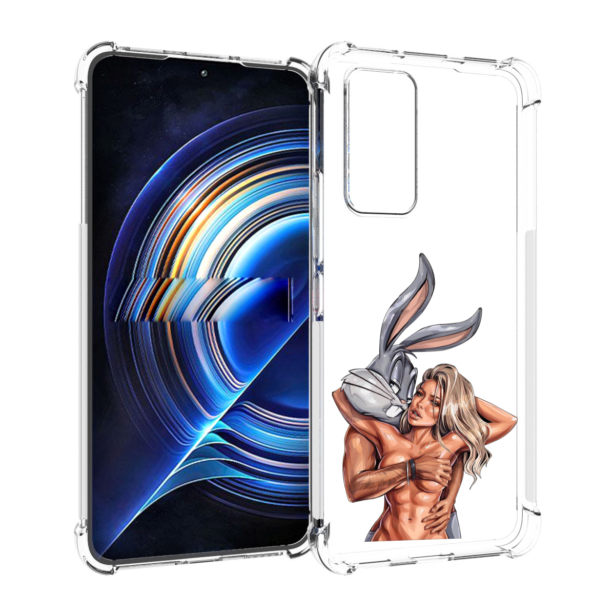 

Чехол MyPads красивая-девушка-с-бак-банни женский для Tecno Camon 19 Neo, Прозрачный, Tocco