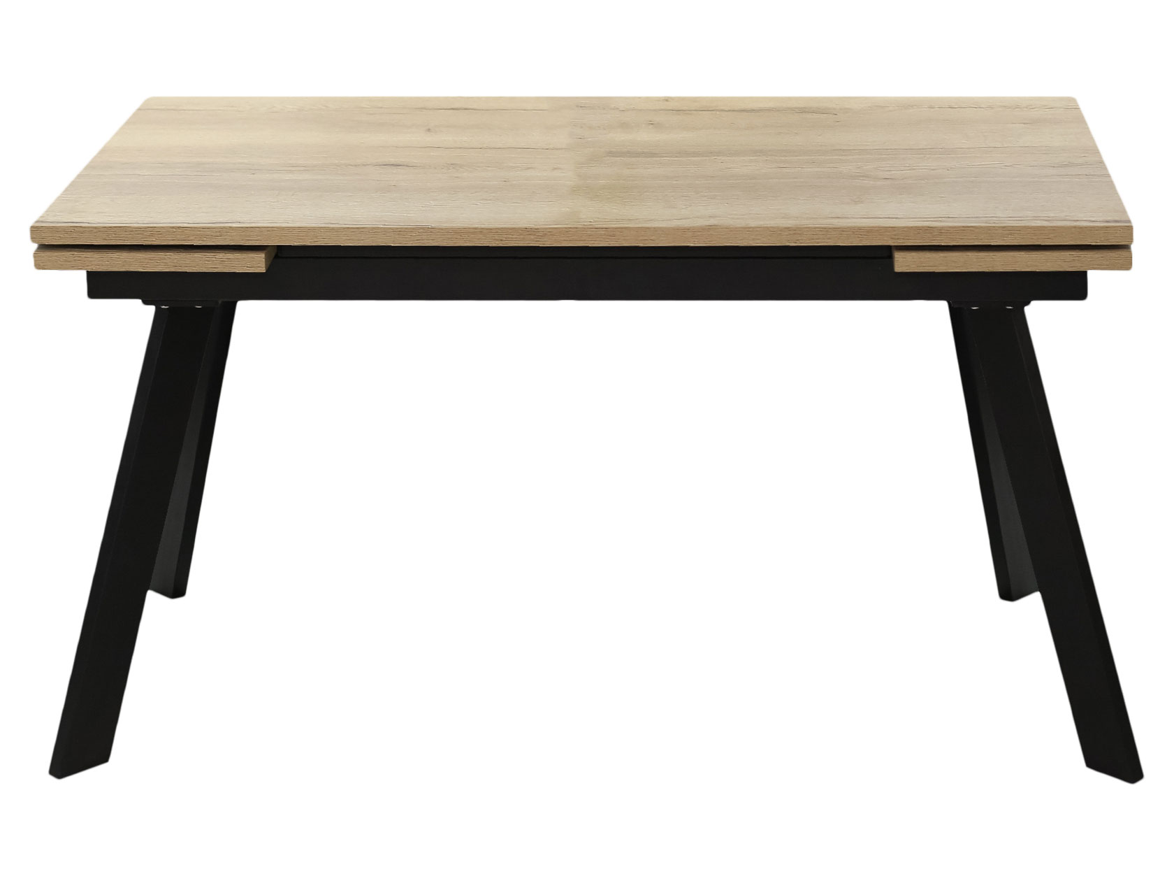 Кухонный стол Первый Мебельный Техас Дуб Галифакс / Черный, металл