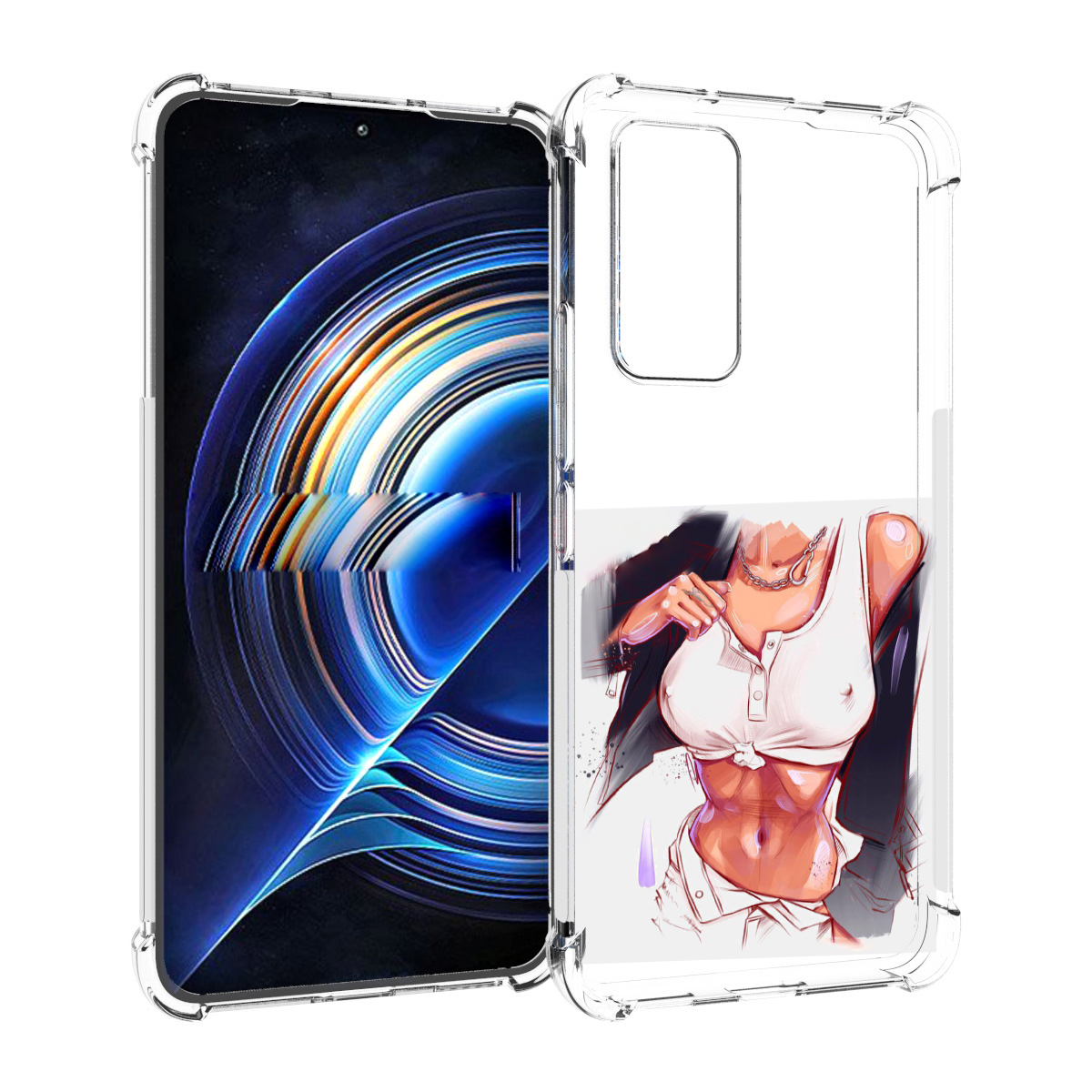 

Чехол MyPads красивая-стройная-модель для Tecno Camon 19 Neo, Прозрачный, Tocco