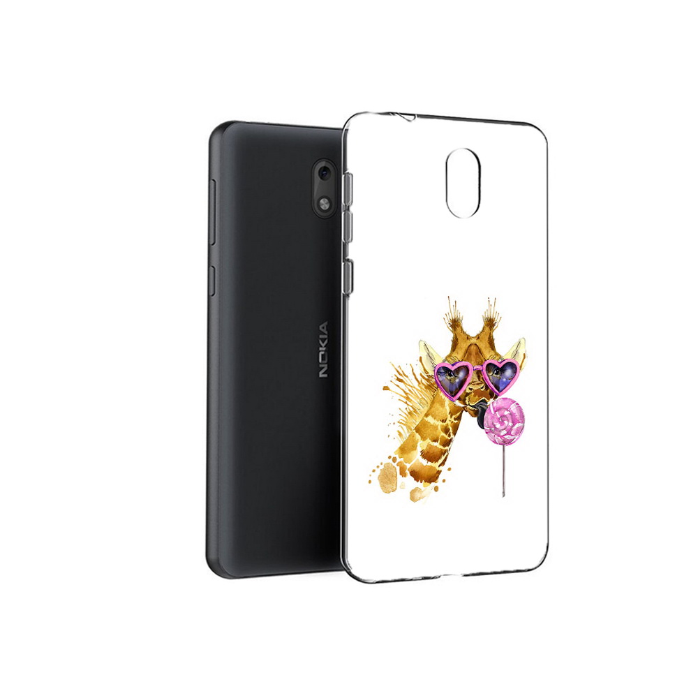 

Чехол MyPads Tocco для Nokia 6 акварельный жираф (PT60992.93.217), Прозрачный, Tocco