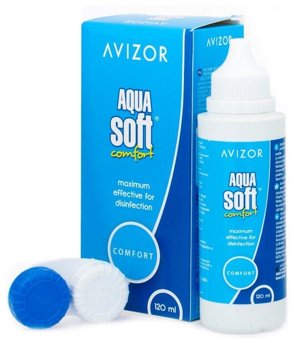 Раствор Avizor Aqua Soft для контактных линз 120 мл