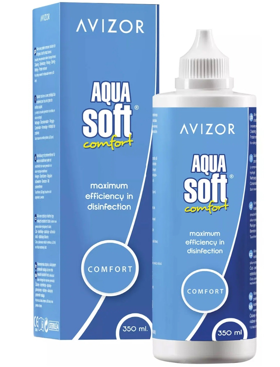 Раствор Avizor Aqua Soft для контактных линз 350 мл