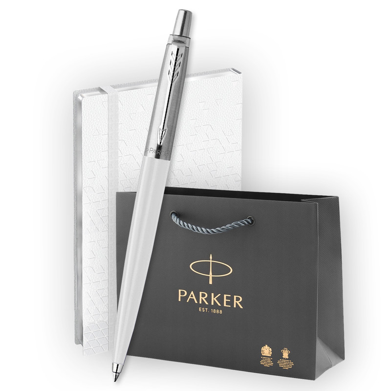 фото Подарочный набор с ручкой parker jotter ст + ежедневник а5 + фирменный пакет, 1 шт.