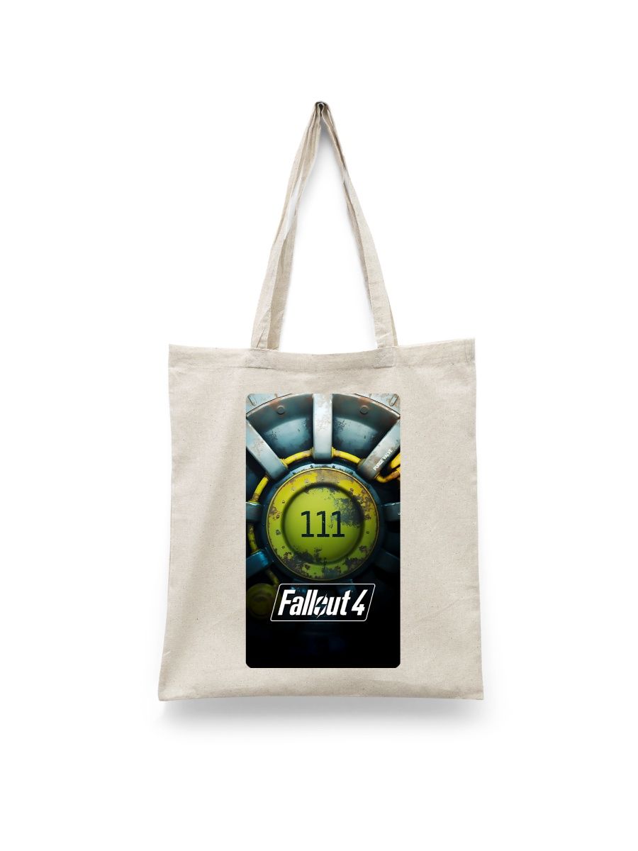 

Шоппер унисекс Каждому Своё Фоллаут/Fallout GMFL4, белый, Фоллаут/Fallout GMFL4