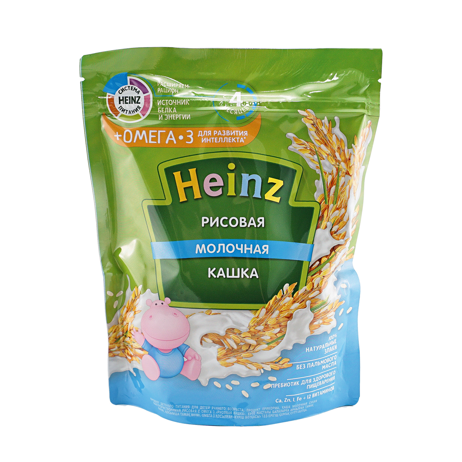 Каша Heinz рисовая молочная с 4 месяцев 200 г