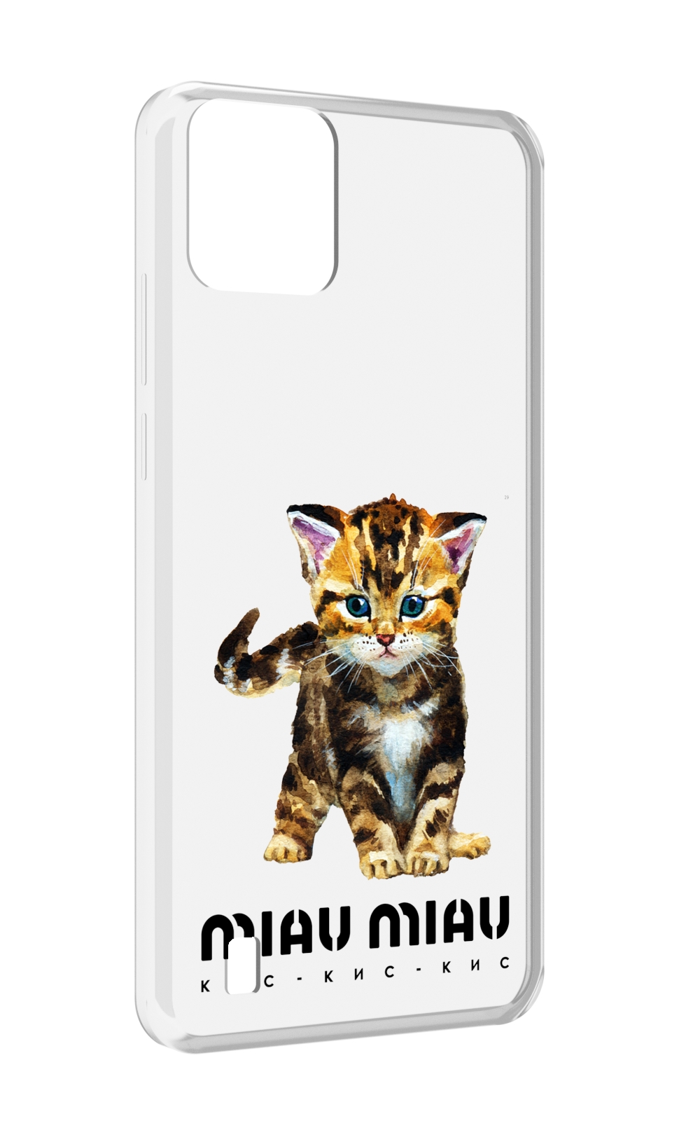 

Чехол MyPads Бренд miau miau для Blackview A55, Прозрачный, Tocco
