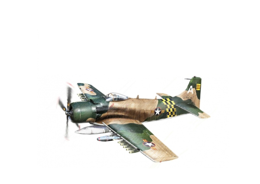 

QD48124 3D Декаль интерьера кабины A-1J для модели Tamiya