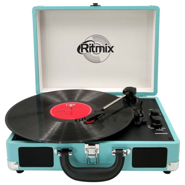 фото Проигрыватель виниловых пластинок ritmix lp-160b blue