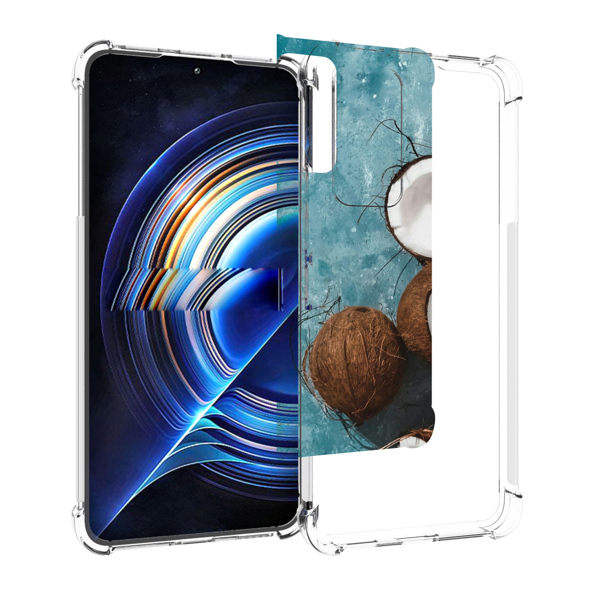 

Чехол MyPads красивые-кокосы для Tecno Camon 19 Neo, Прозрачный, Tocco