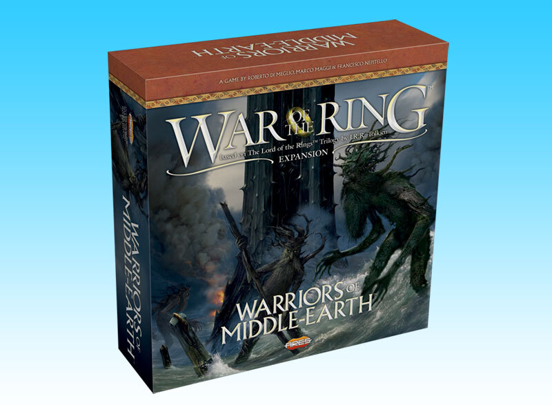 Настольная игра Ares Games War of the Ring Warriors of Middle-earth на английском языке the lord of the ring 3 книги в коробке