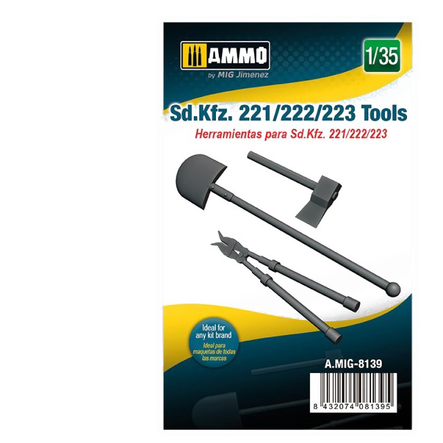 

AMIG8139 набор инструмента для Sd.Kfz. 221/222/223 Tools