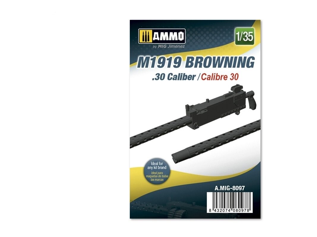 

Пулемет Ammo Mig M1919 Browning. 30 cal AMIG8097