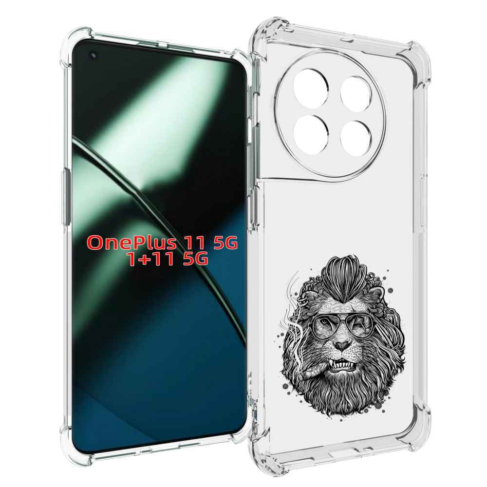 

Чехол MyPads курящий лев для OnePlus 11, Прозрачный, Tocco