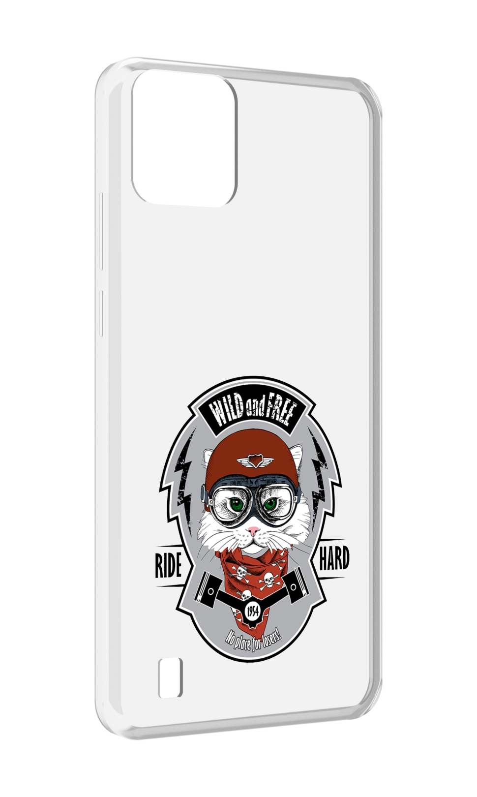 

Чехол MyPads кошка в шлеме для Blackview A55, Прозрачный, Tocco