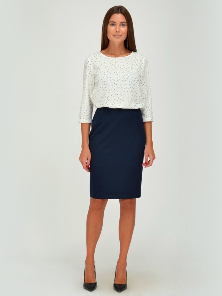 

Юбка женская 1001dress VI00095BK синяя 46, VI00095BK