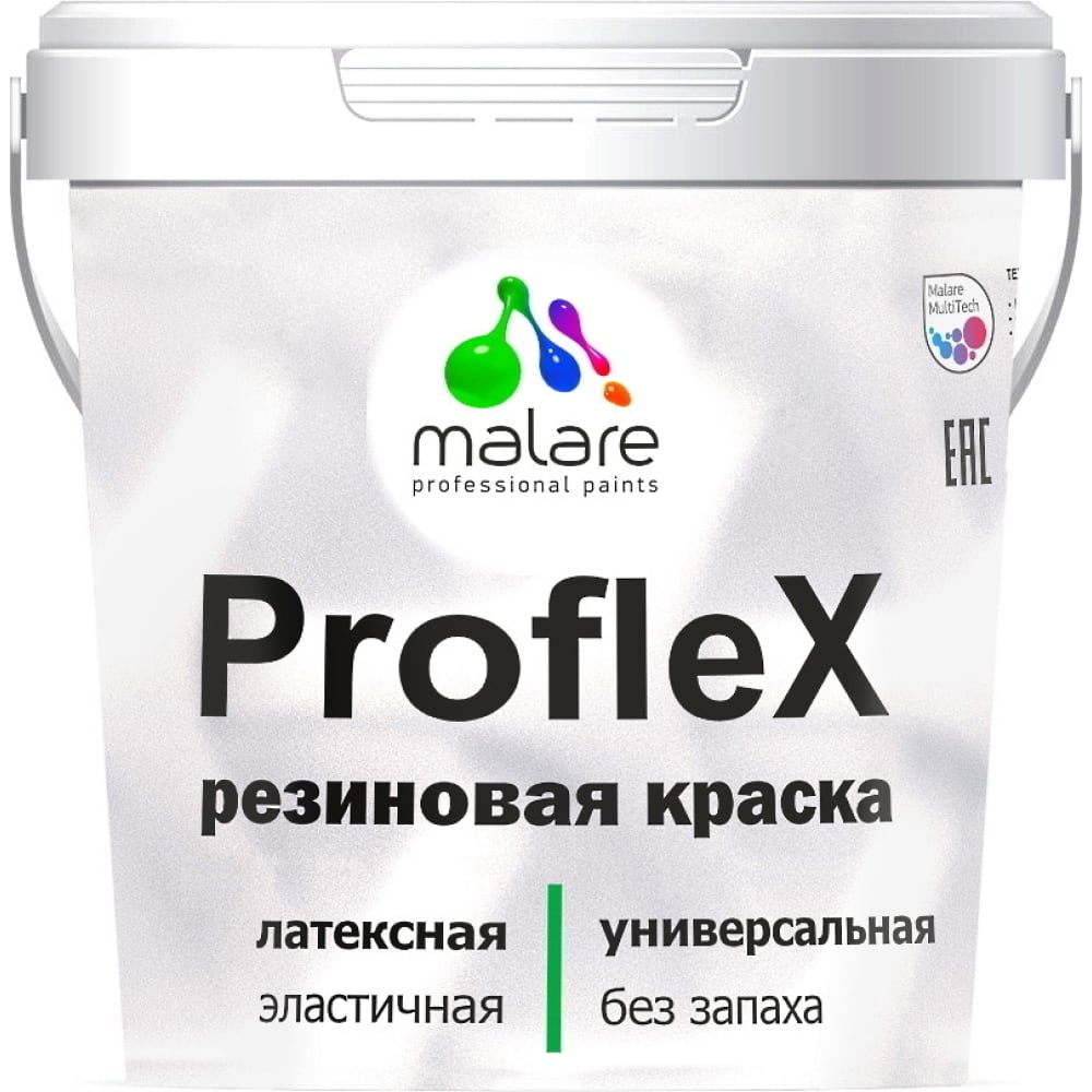 фото Malare malare краска proflex для фасадов, крыш и цоколей, летний бриз, 1 кг 2016325238002