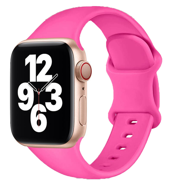 

Ремешок для Apple Watch Barbie powder 38-40мм, пианел силиконовый, Розовый, 401