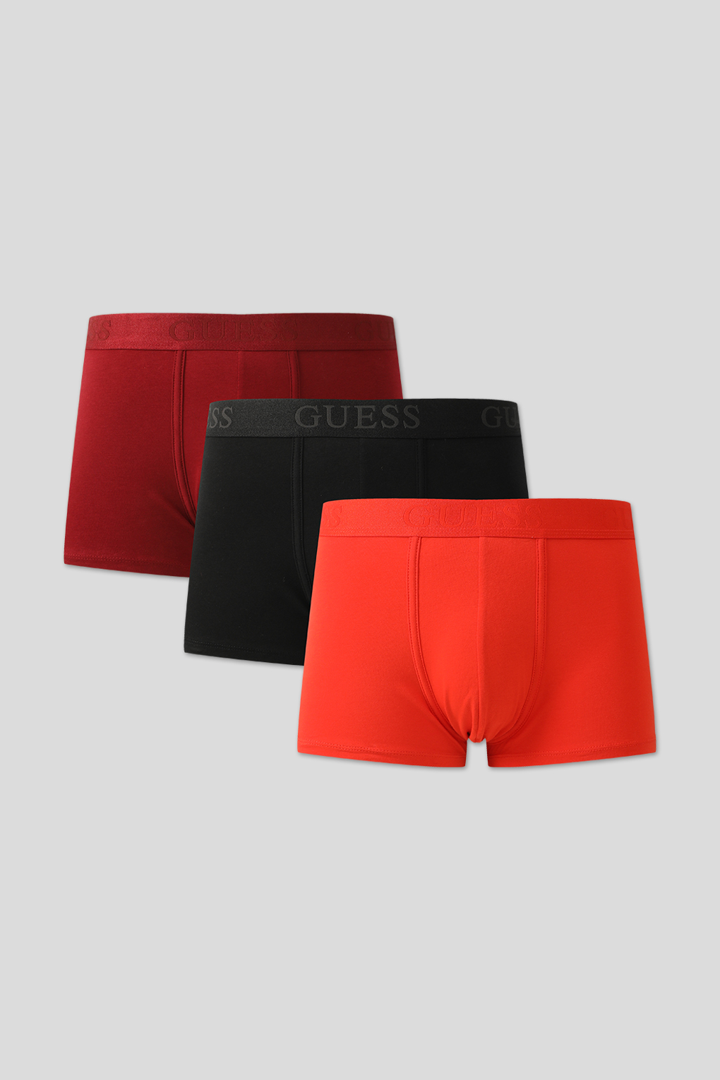 

Комплект трусов мужских Guess U4RG03 K6YW0 красный; черный S, U4RG03 K6YW0